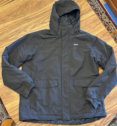 Men's Black Isthmus Patagonia Jacket XXL (Used)