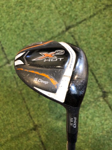 Men's Callaway X2 Hot Fairway 5 Wood - Aldila Tour Green Shaft (Used)