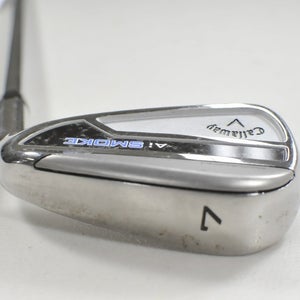 Callaway Paradym Ai Smoke Single 7 Iron Regular Flex RH MPH 95g Steel  # 213632