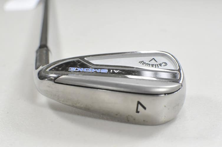 Callaway Paradym Ai Smoke Single 7 Iron Regular Flex RH MPH 95g Steel  # 213632