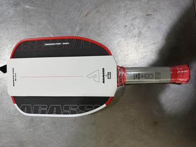 Used AGASSI PRO 16MM X JOOLA Pickleball Racquet Red 11605-S000214846