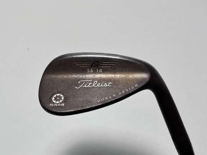 Titleist Vokey Spin Milled SM4 Oil Can Wedge 56* 14 Bounce Wedge Steel Mens RH