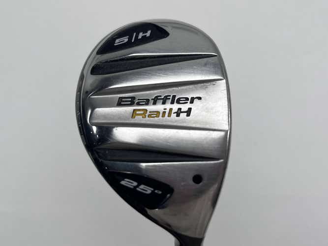Cobra Baffler Rail H 5 Hybrid 25* UST Tour Force 65 Platinum 65g Stiff RH