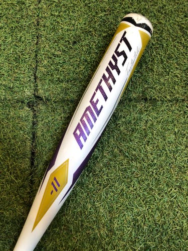 2022 Easton Amethyst Alloy Bat (-11) Alloy 18 oz 29" (Used)