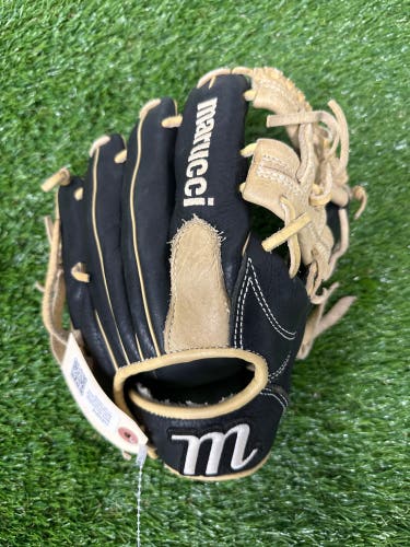 Black Marucci Marksman Series RH Outfield Baseball Glove 11.25" (Used)