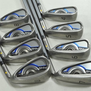 Ping GMax 4-W,UW Iron Set Regular Flex Yellow Dot Right CFS 70g Graphite #210765