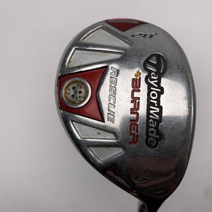 TaylorMade Burner Rescue 6 Hybrid 28* REAX SuperFast 65g Stiff Graphite Mens RH