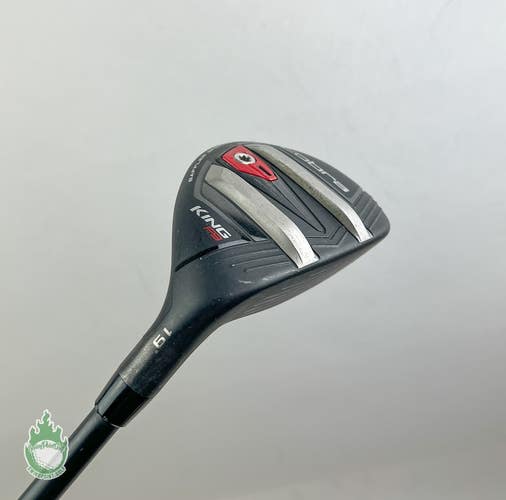 Used RH Cobra King F9 3 Hybrid 19* HZRDUS 85g Stiff Flex Graphite Golf Club