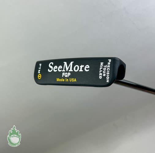 Used Right Handed SeeMore PTM 1 FGP Blade 35" Milled Putter Steel Golf Club
