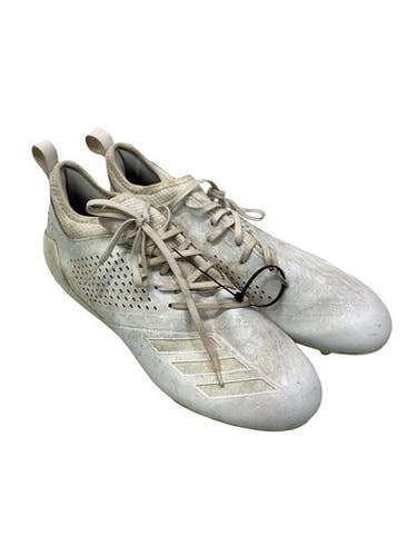 Used Adidas Adult FB Cleats White Senior 11.5 11347-S000262915
