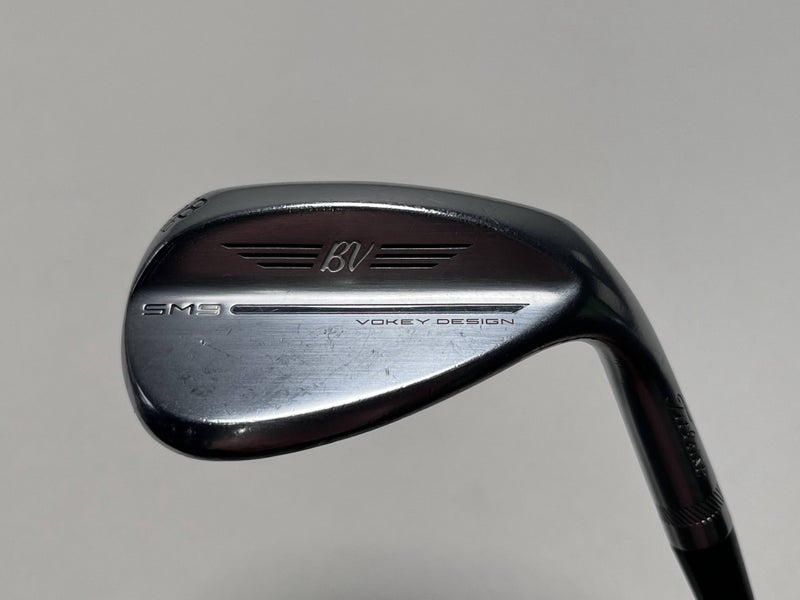 Titleist Vokey SM9 Tour Chrome Wedge 58* 12 Bounce D-Grind Wedge Steel Mens RH