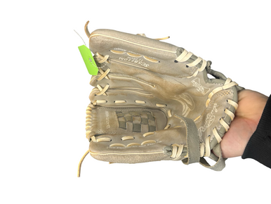 Used Rawlings SURE CATCH BB/SB Glove RH Throw Grey 11" 11682-S000126680