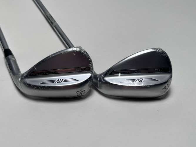 Titleist Vokey SM10 Tour Chrome Wedge Set 54* 8 58* 10 Vokey Wedge Steel Mens RH