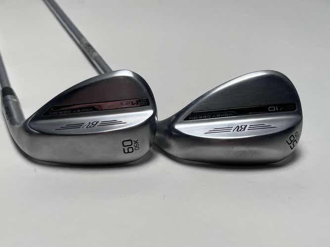 Titleist Vokey SM10 Tour Chrome Wedge Set 56* 12 60* 6 Vokey Wedge Steel Mens RH