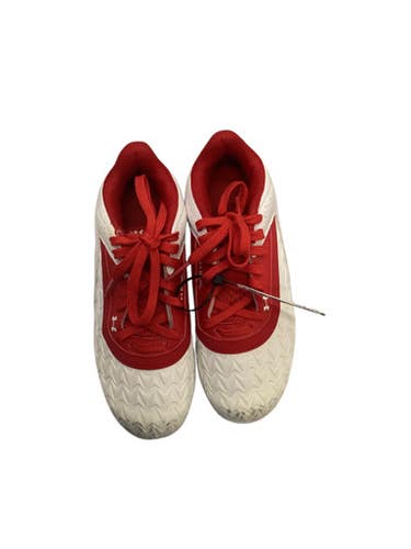 Used Under Armour BB/SB Cleats Red Youth 13.0 11443-S000204000