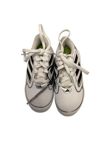 Used Adidas PUREHUSTLE BB/SB Cleats White Youth 10.0 11443-S000204001