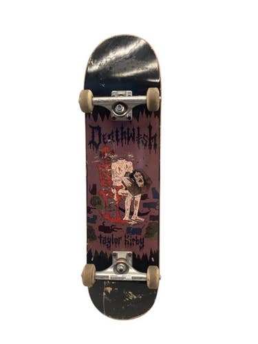 Used Deathwish TAYLOR KIRBY Complete Skateboard Black 8" 11443-S000203983