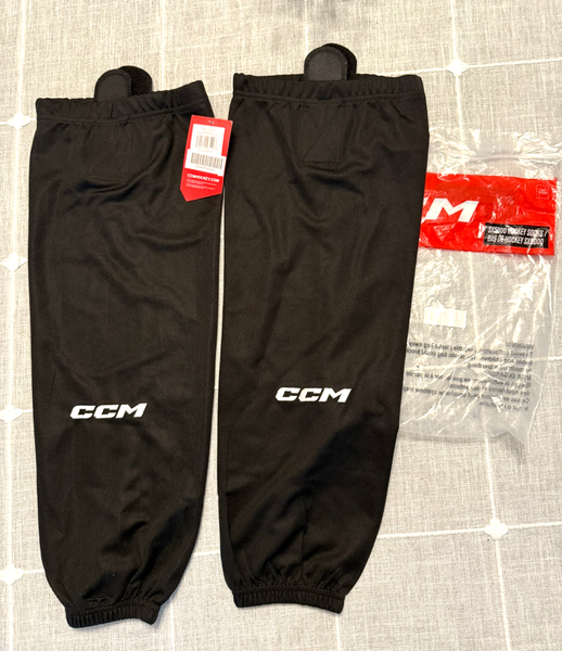 Black Intermediate 24" CCM SX5000 Socks (New)