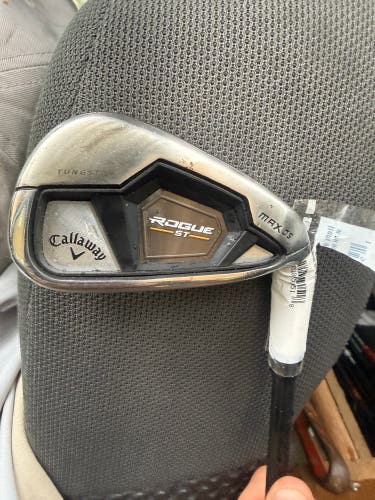 Men's Callaway Rogue ST MAX OS 7 Iron Right Handed Regular Flex Steel Shaft (Used)