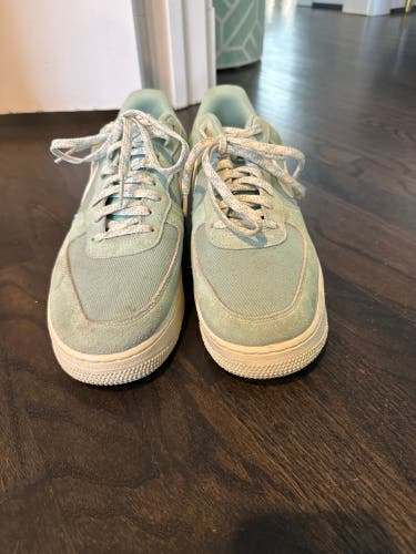 Green Men's Size 13.0 (W 14.0) Adult Nike Air Force 1 Shoes (Used)
