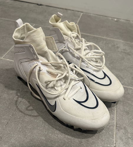 Nike Alpha Huarache 8 Elite Lacrosse Cleats Blue/White (Men's 13)