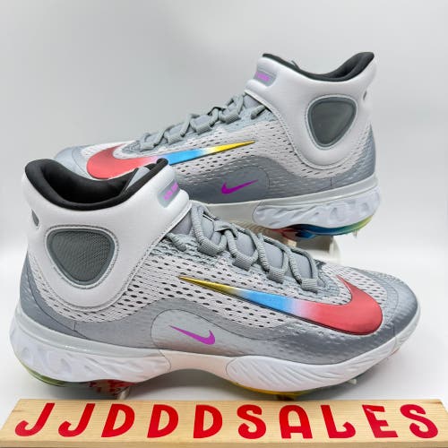 Nike Alpha Huarache Elite Mid Baseball Cleats Grey FZ3327-001 Men’s Sz 11.5
New Without Box-RARE