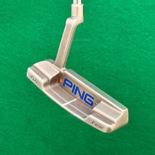 Ping USA G2i Anser Orange Dot 35" Plumber's-Neck Blade Putter Golf Club