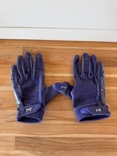 Nxtrnd Purple Football Gloves