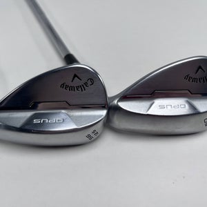 Callaway Opus Brushed Chrome Wedge Set 56* 12 | 60* 6 TT DG Mid 115g Steel RH