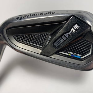 TaylorMade SIM2 MAX OS Single 6 Iron KBS Max MT 85g Stiff Steel Mens LH