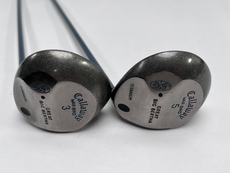 Callaway Original Great Big Bertha 3 & 5 Fairway Set 15* 18* Gems Ladies RH