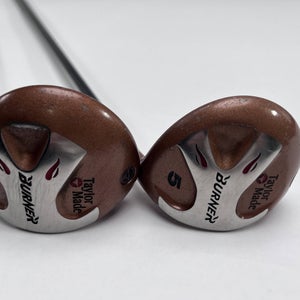 TaylorMade Burner 1994 3 & 5 Fairway Wood Set 15* 18* Bubble S-90 Plus Stiff RH