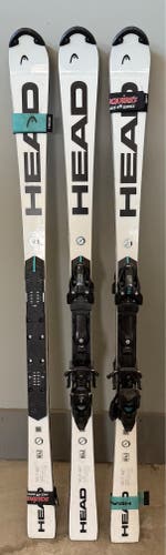 Men's 2024 HEAD WC Rebels e-SL FIS 165 cm Racing Skis With Bindings Max Din 20 (Used)
