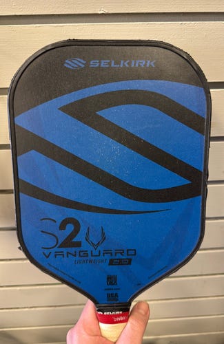 Used Selkirk S2 Vanguard lightweight 2.0 (Used) Blue Pickleball Paddle pickle ball