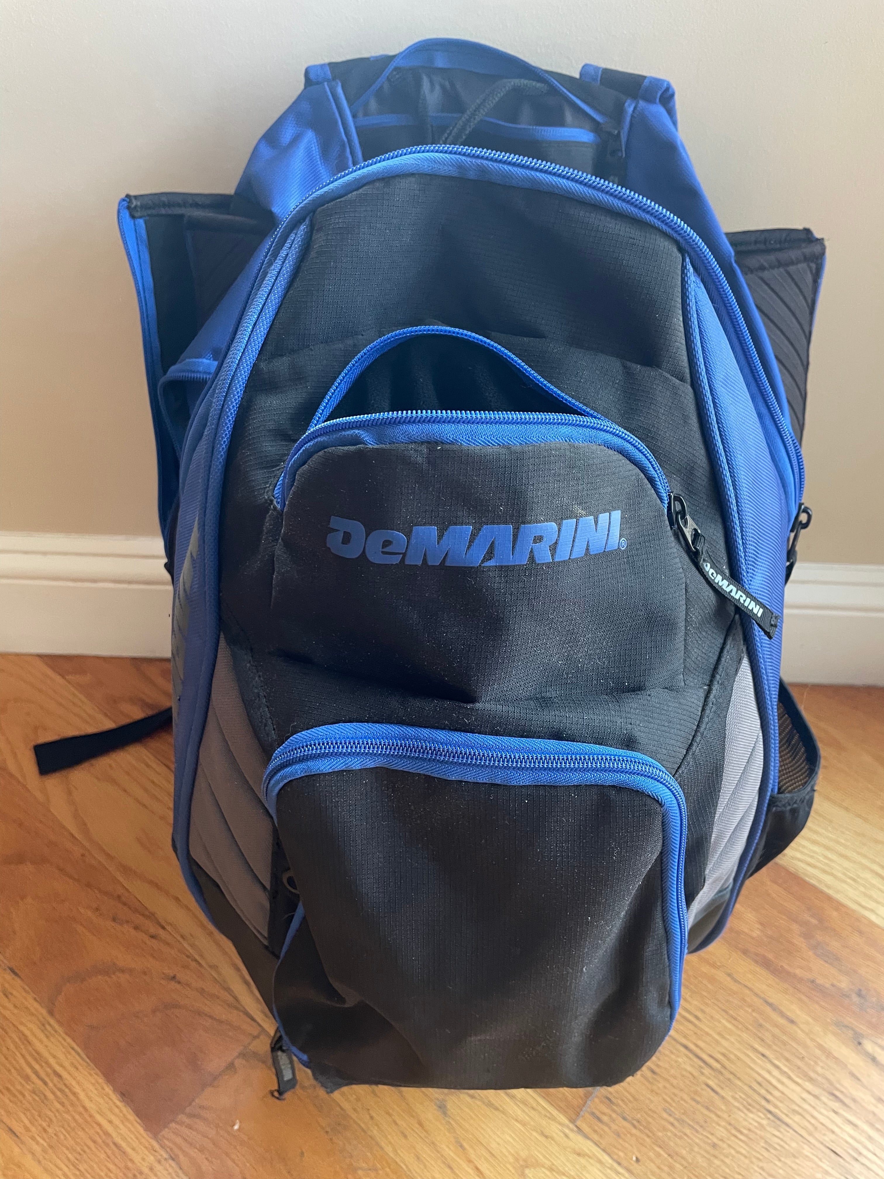 Sac à Dos DeMarini Voodoo OG Pour Baseball/softball, Noir/argent, Compartiment à Batte, Poche Casque