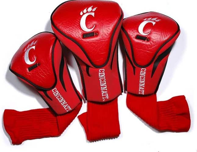 Team Golf Contour Golf Club Headcovers 3pk (Cincinnati Bearcats) NCAA NEW