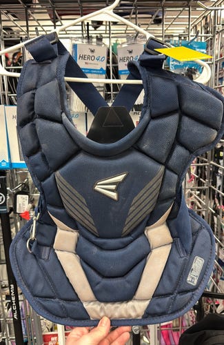 9-12 NOCSAE Easton Gametime Navy Blue Youth Catcher's chest protector catchers
