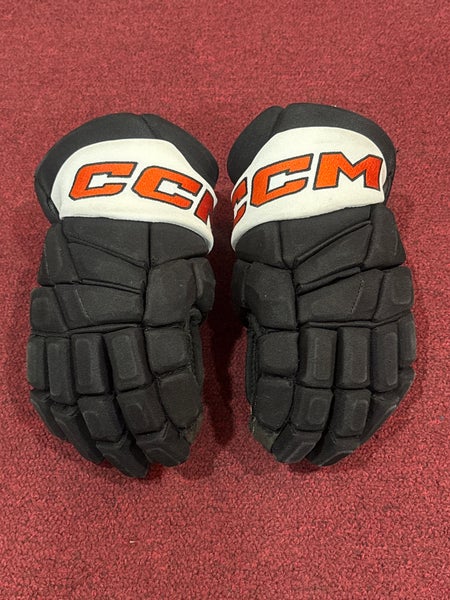 Philadelphia Flyers CCM JetSpeed FT8 Pro Gloves 14" Pro Stock Item#PG814