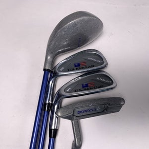 LEFTY US Kids Ultralight Club Set Driver 7 PW Putter Kid Power Junior LH 51"