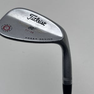 Titleist Spin Milled 2009 Chrome Wedge 52* 8 Bounce Wedge Steel Mens RH