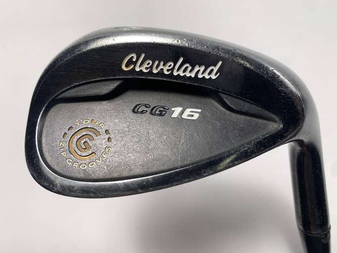 Cleveland CG16 Black Pearl Wedge 56* 14 Bounce Traction Wedge Steel Mens RH
