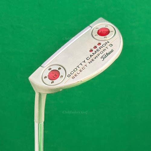 LH Scotty Cameron 2019 Select Newport 3 34" Heel-Shaft Putter Titleist