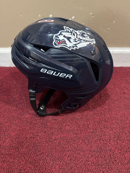 Hartford Wolfpack Small Bauer Re-Akt 90 Helmet Pro Stock Item#TDHF