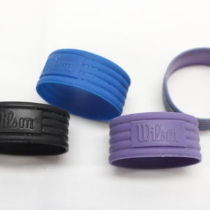 WILSON RUBBER GRIP BAND FOR TENNIS RACQUETS (USED). QTY: 4