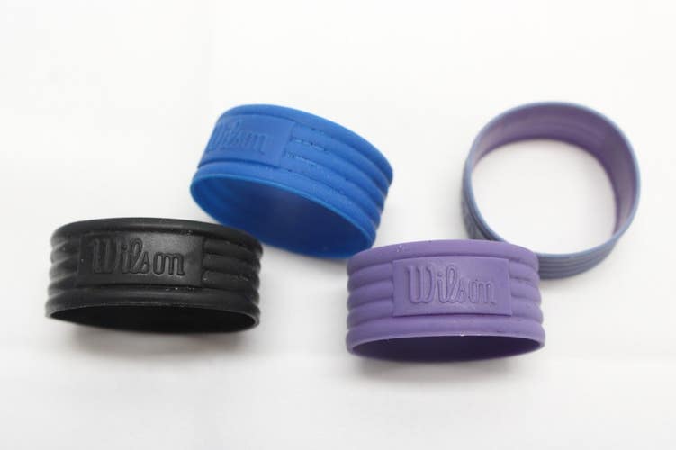 WILSON RUBBER GRIP BAND FOR TENNIS RACQUETS (USED). QTY: 4