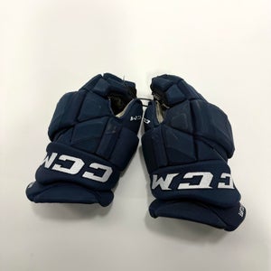 Used Navy CCM Jetspeed Pro Gloves | 15" | A53