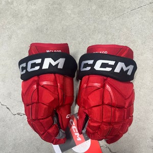 14” CCM HG12 Pro Gloves Pro Stock NHL (New) Carolina Hurricanes