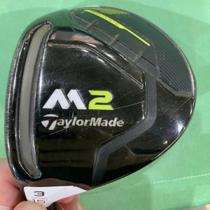Used Men's TaylorMade 2019 M2 Left Handed 3 Wood Stiff Flex | 65 Gram Graphite Shaft