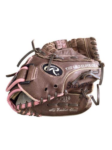 Used Rawlings FASTPITCH SOFTBALL BB/SB Glove RH Throw Brown 11" 11760-S000089286