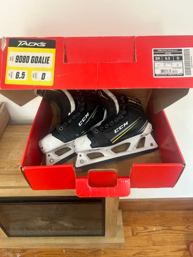 CCM Tacks 9080 Hockey Goalie Skates Regular Width Size 6.5 (Used)